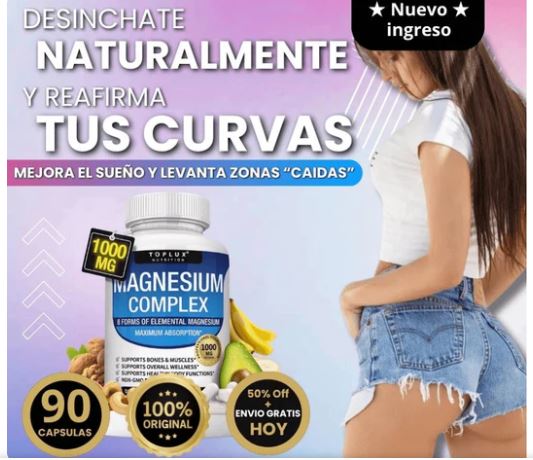 Magnesium Complex 8en1™ | SOLO POR HOY 2X1 🎁