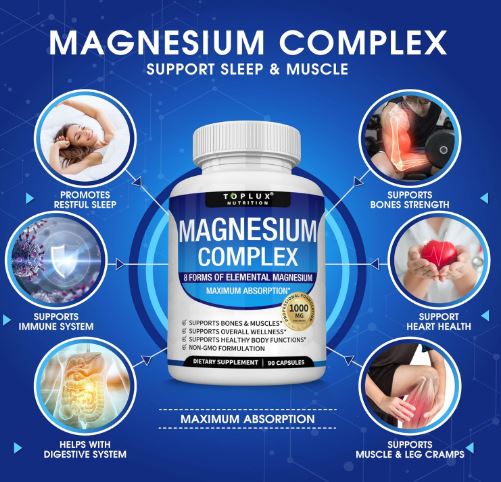 Magnesium Complex 8en1™ | SOLO POR HOY 2X1 🎁
