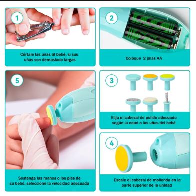 Set de Manicure para Bebé® | ENVIO GRATIS 🎁