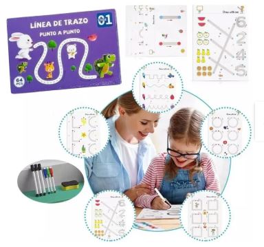 Libro de Trazos Mágicos Para Niños™  | STOCK LIMITADO🤩