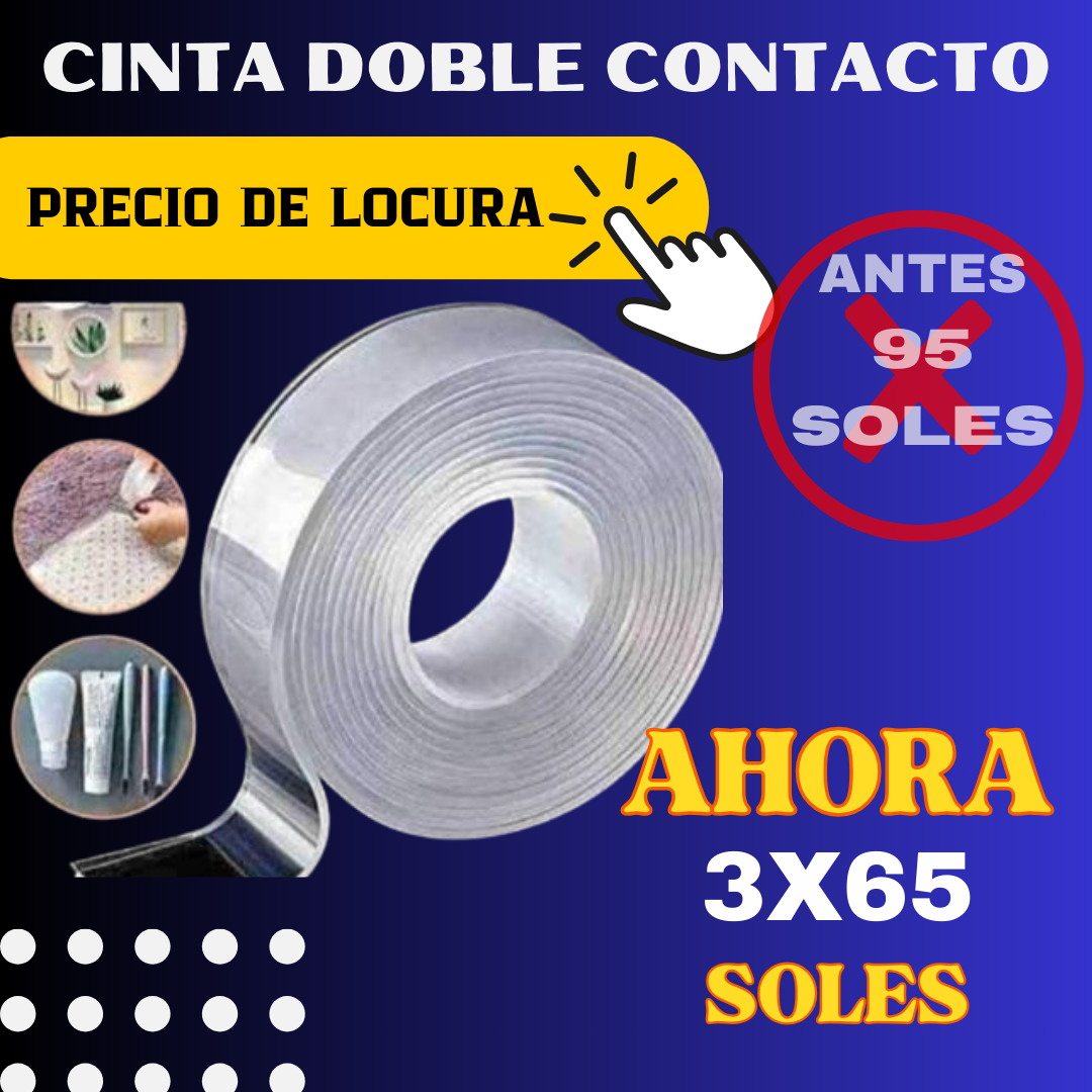 CINTA MAGICA DOBLE CONTACTO (5metros)® | ENVIO GRATIS🤩