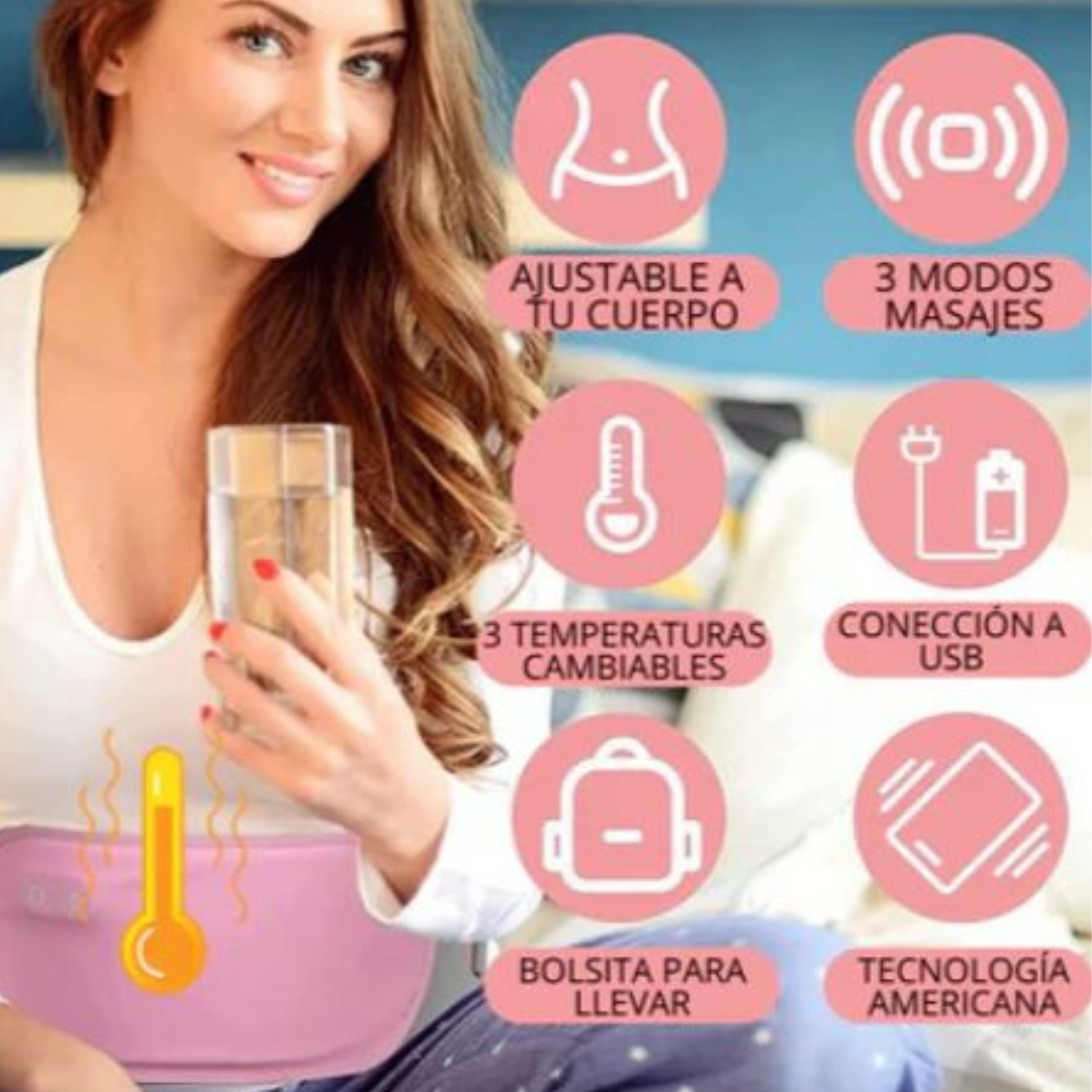 Cinturón Térmico para Cólicos Menstruales | ENVIO GRATIS 🤩