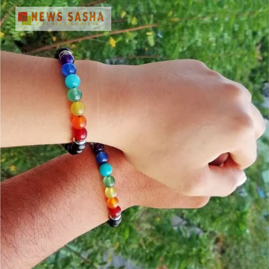 Pulsera para Parejas Piedras 7 Chakras | ENVIO GRATIS 🤩