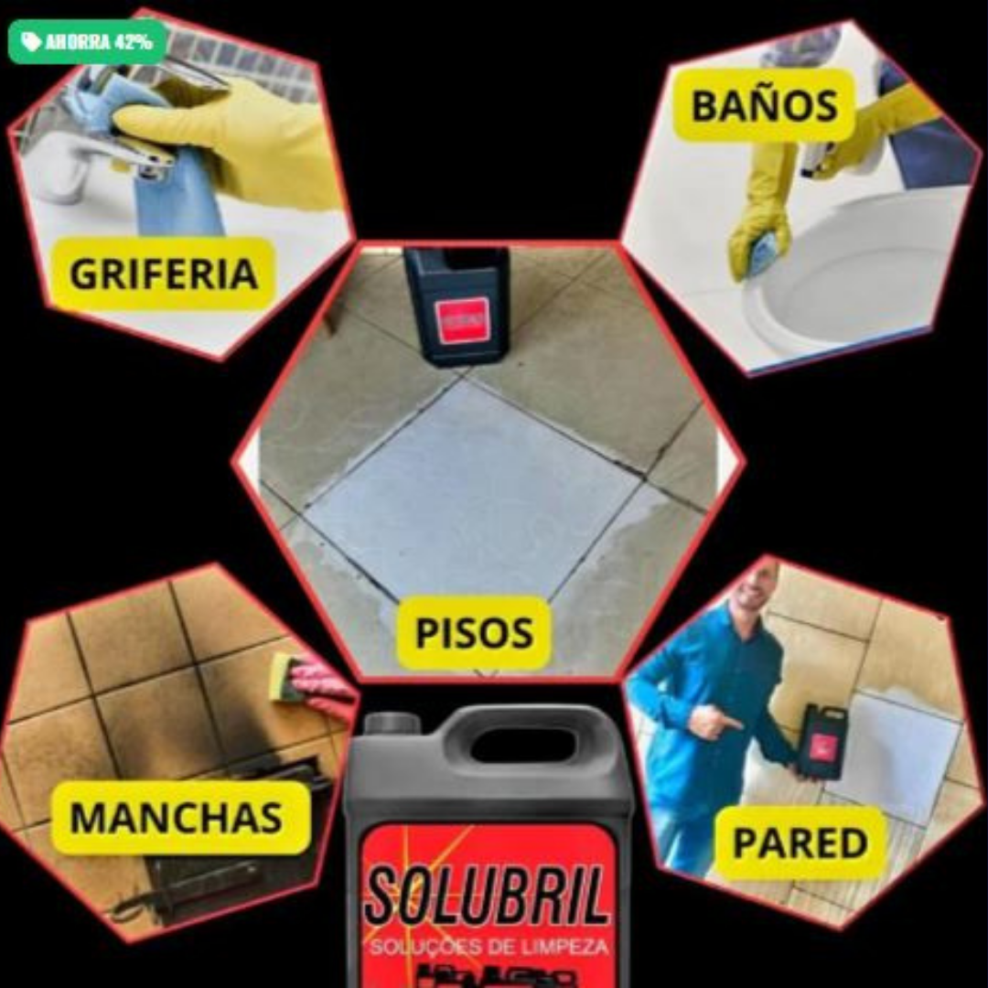 Limpiador Extremo -SOLUBRIL Pro™ - 1 Litro | ENVIO GRATIS 🎁