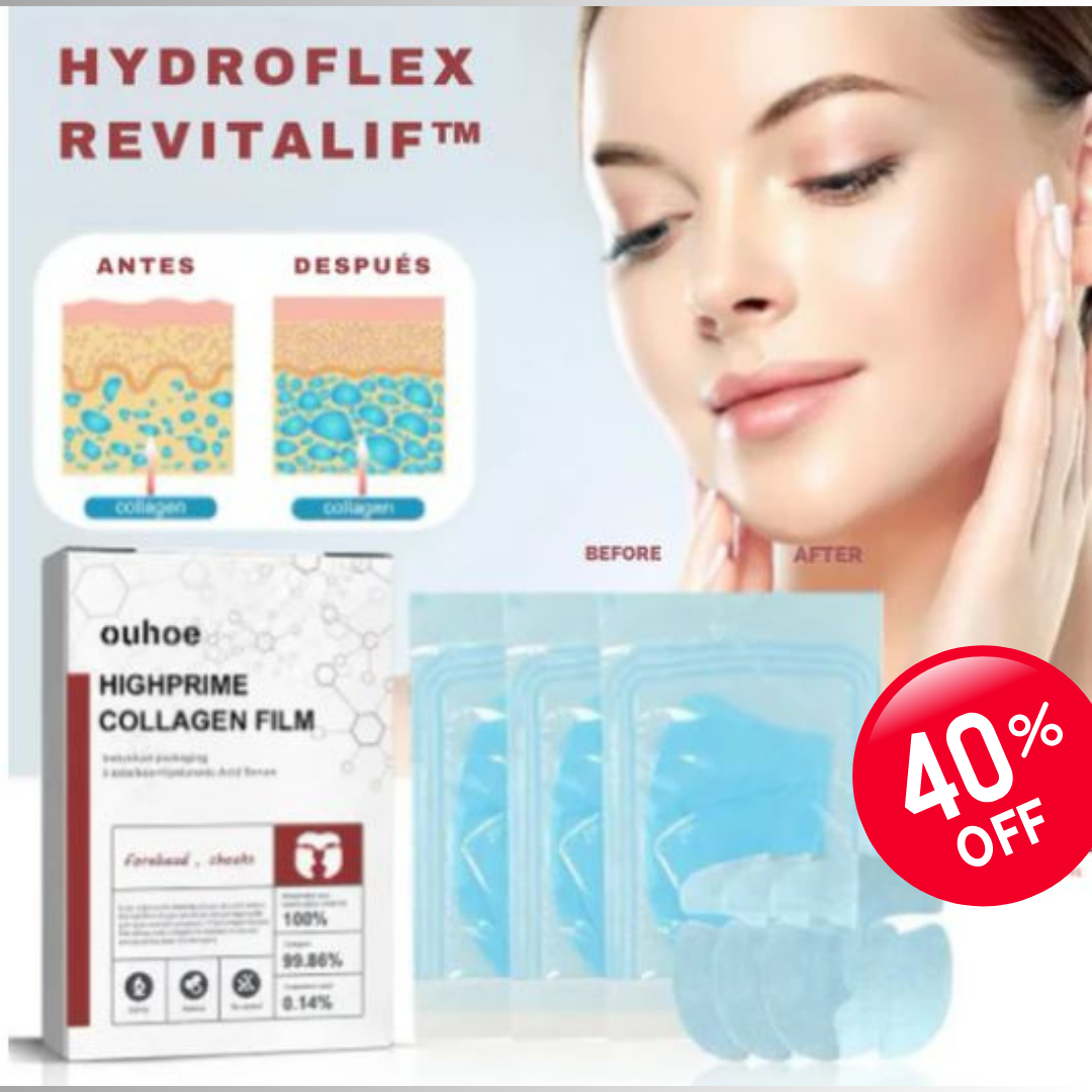 HYDROFLEX REVITALIF™ PARCHES DE COLÁGENO HIDROLIZADO | ENVIO GRATIS 🤩