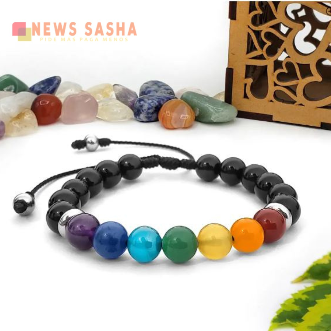 Pulsera para Parejas Piedras 7 Chakras | ENVIO GRATIS 🤩