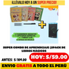 Pack Libros Mágicos Reutilizable Educativo + Tabled LCD™ | ENVIO GRATIS 🤩