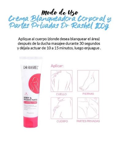 Crema Aclaradora de Cuerpo Dr. RASHEL™