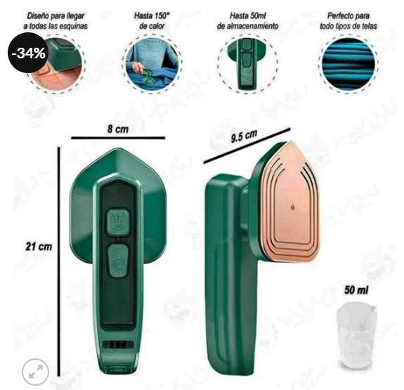 MINI PLANCHA A VAPOR PORTATIL