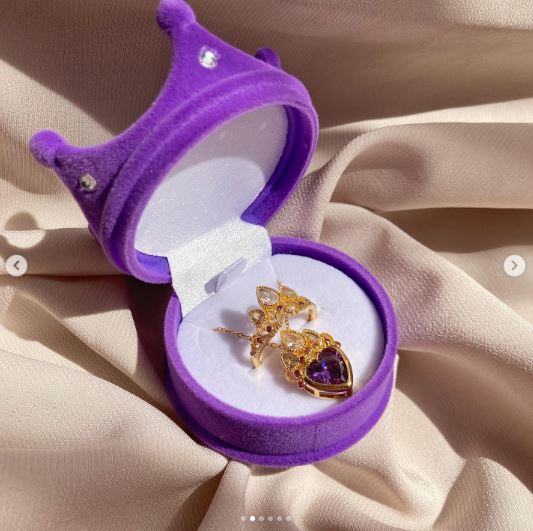 Set Collar + Anillo Disney Rapunzel - Edicion Limitada 🤩👑